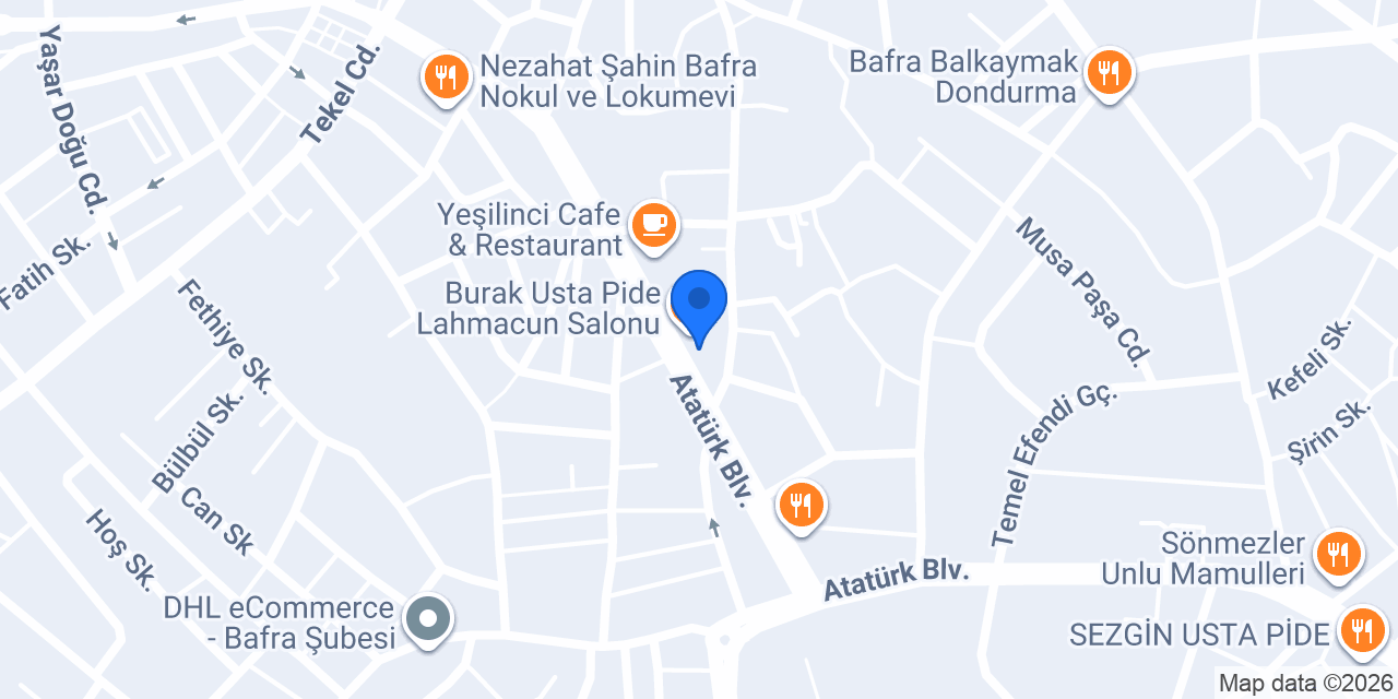 İŞLER KİTABEVİ BAFRA ŞUBE konumu