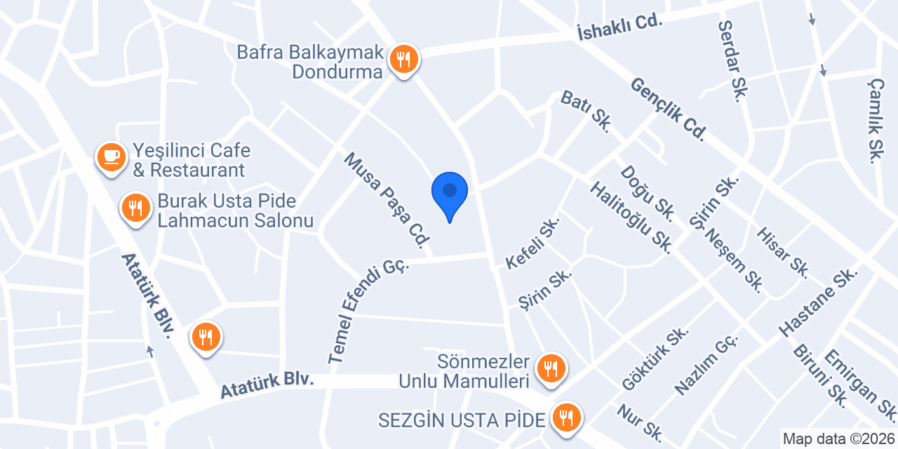 İsmet İnönü İlkokulu konumu