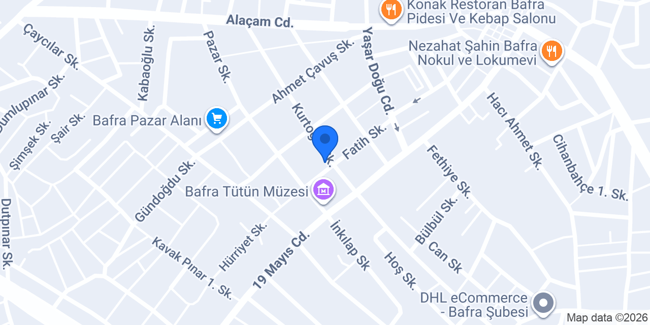 Terzioğlu Ticaret konumu