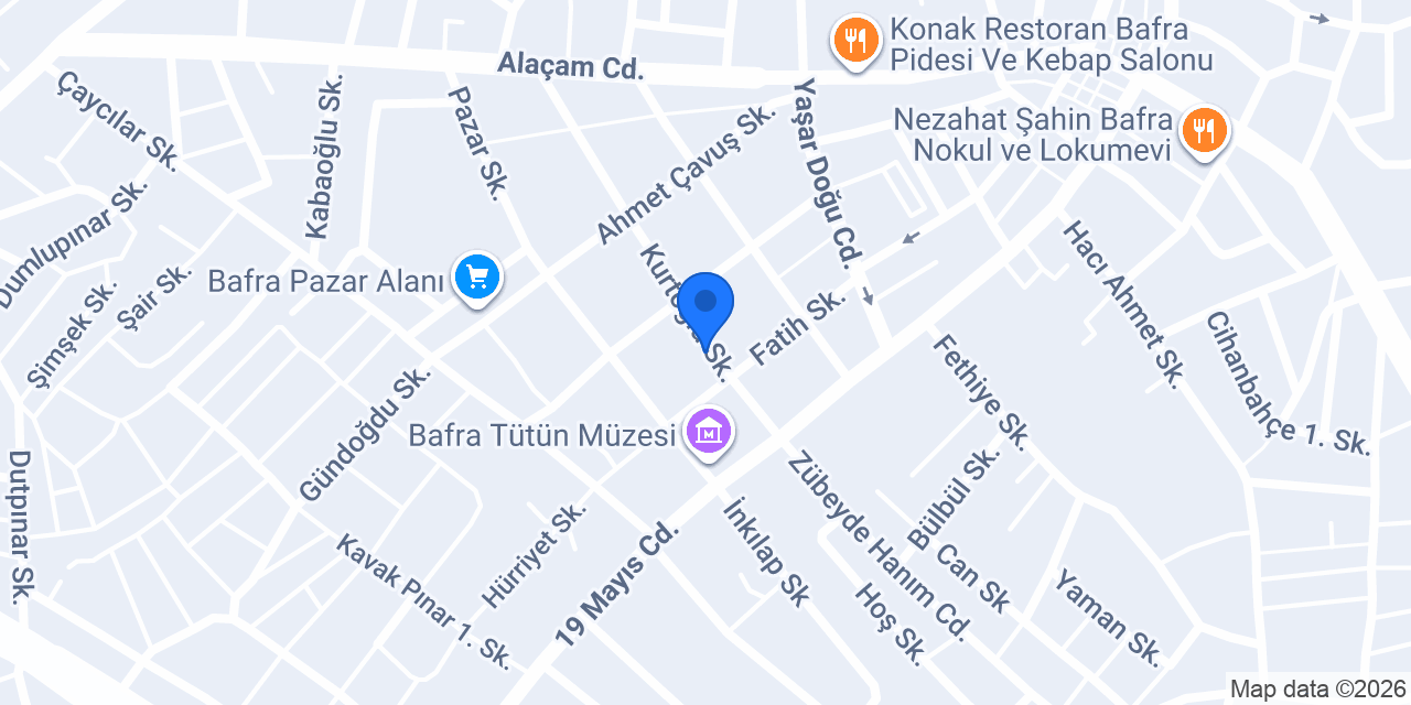 Pırıltı moda evi konumu