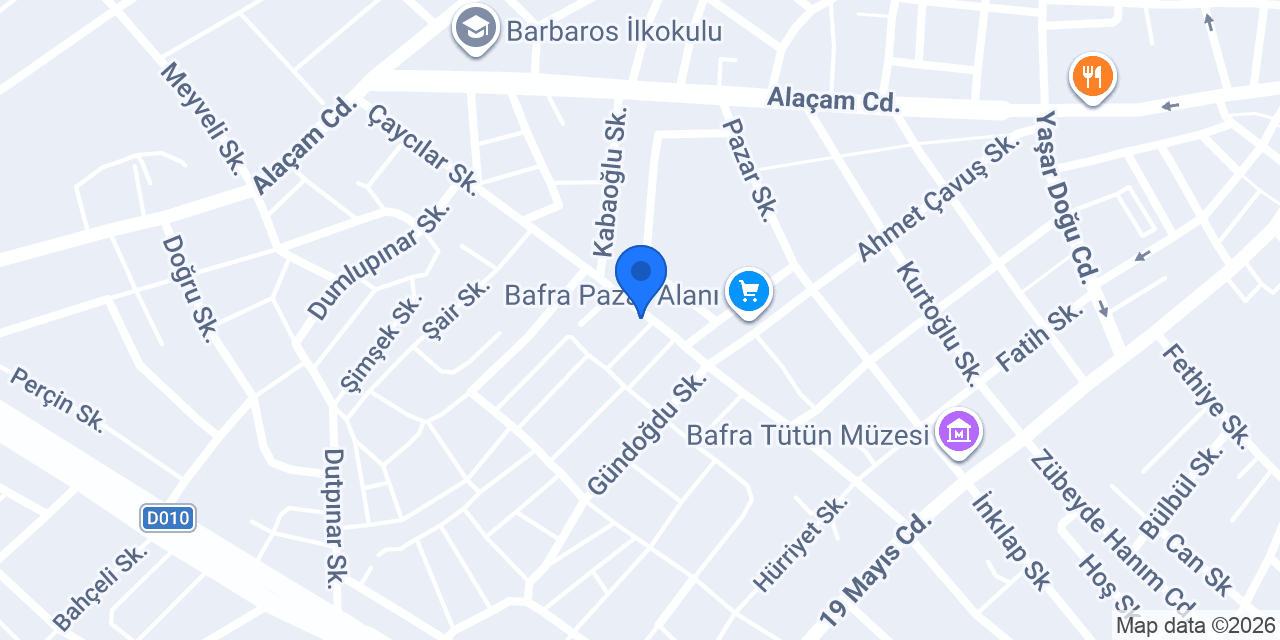 Soylu Yapı Bafra konumu