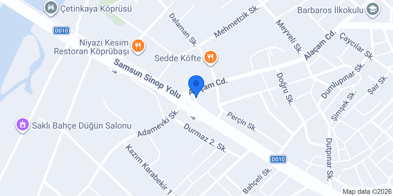 ATMACA MOTOR BAFRA konumu