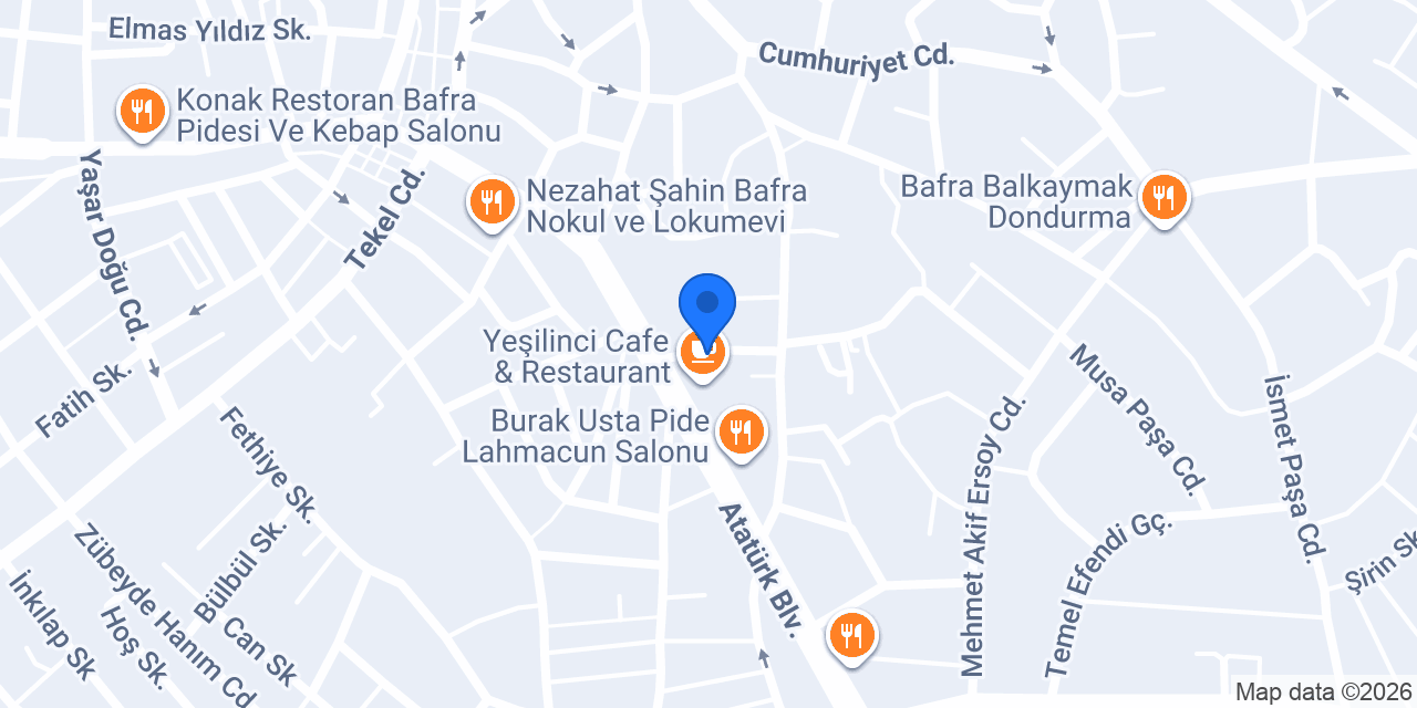 Akfa Sigorta Bafra konumu
