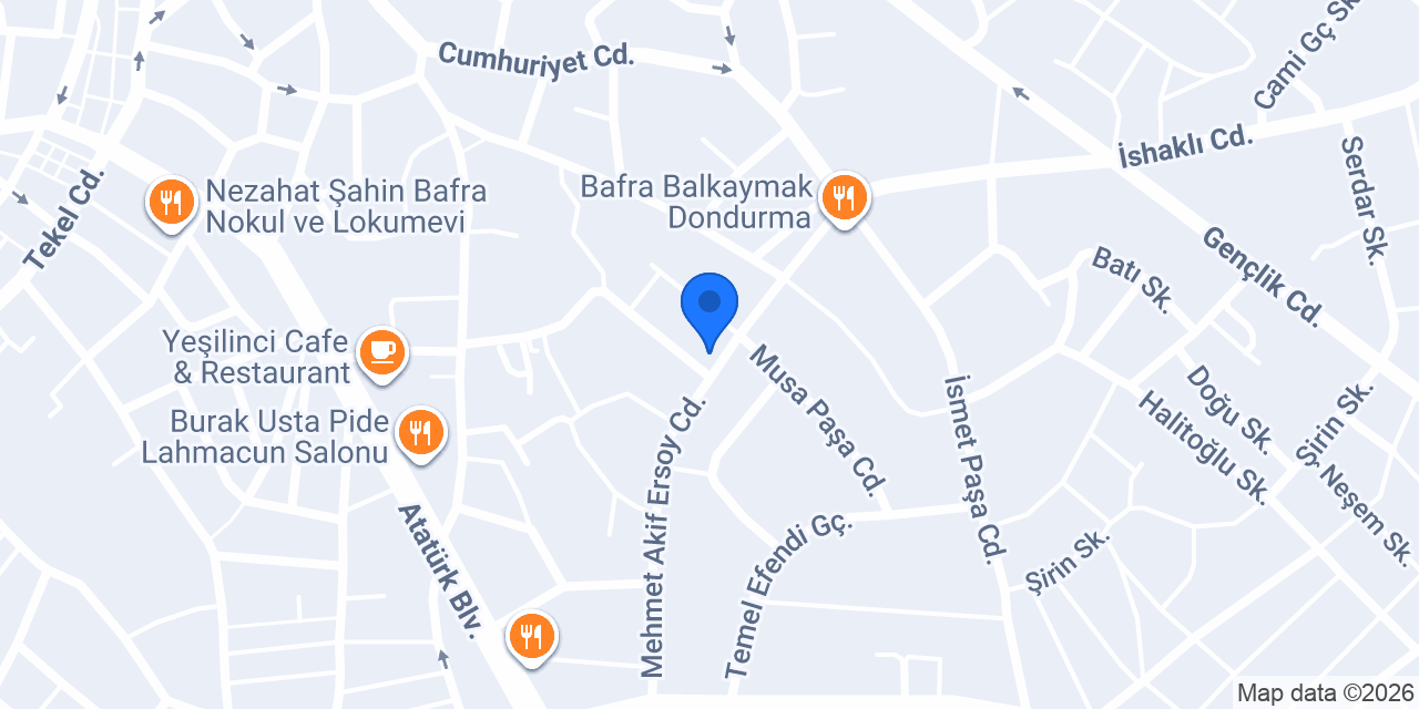 ATİK ÇİÇEK ATÖLYESİ konumu