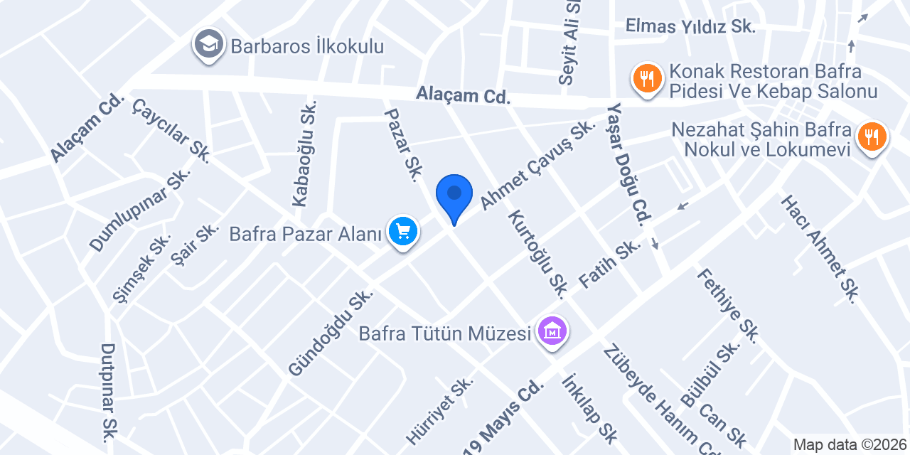 Yepas Nkolay Bafra konumu
