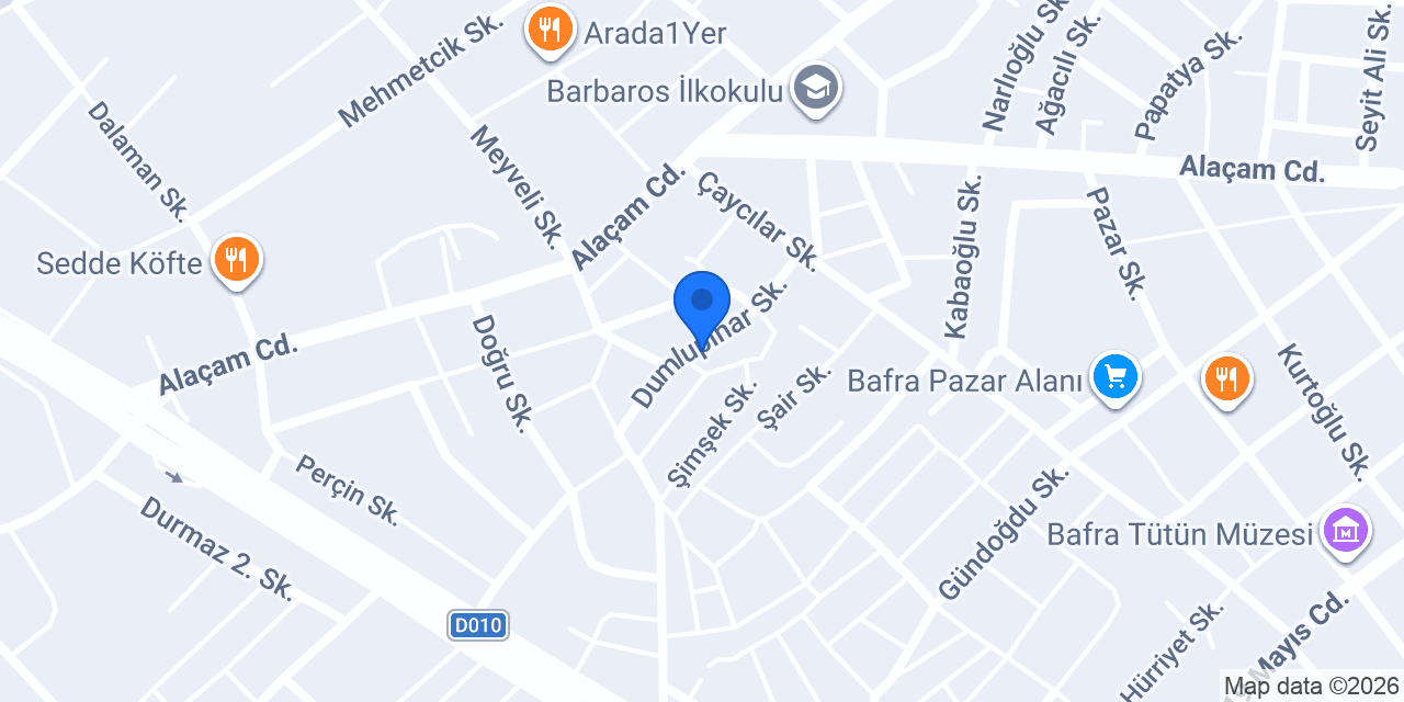 Bahar Mobilya konumu
