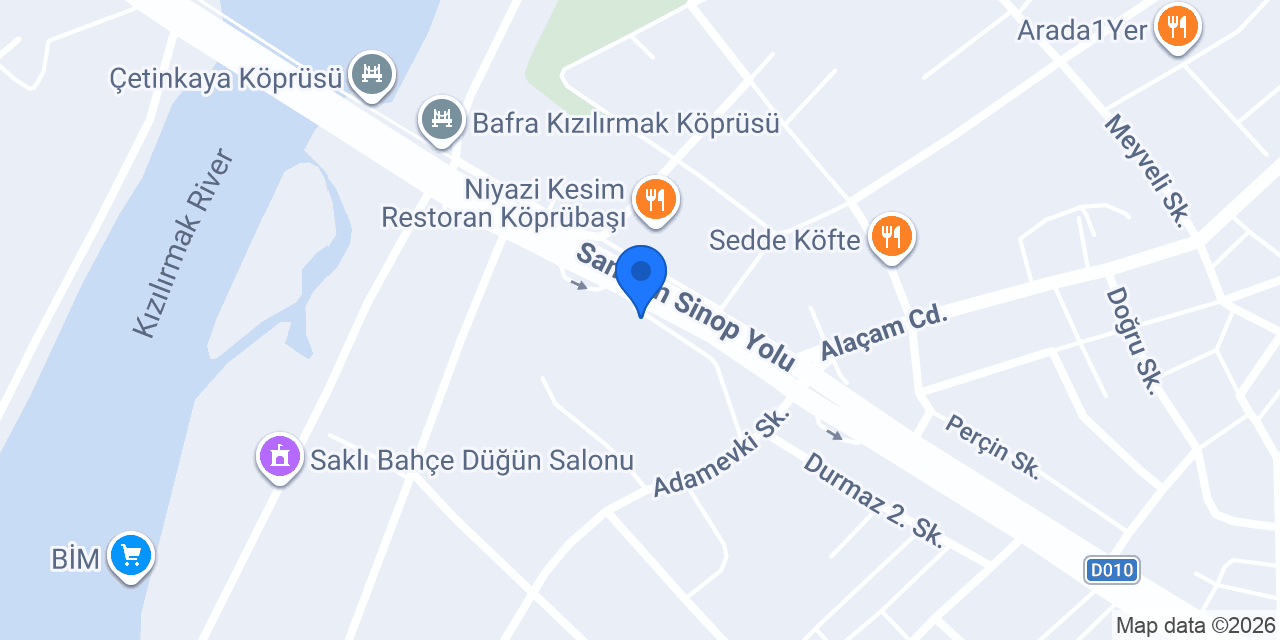 Pakun A.Ş. | Samsun/Bafra konumu