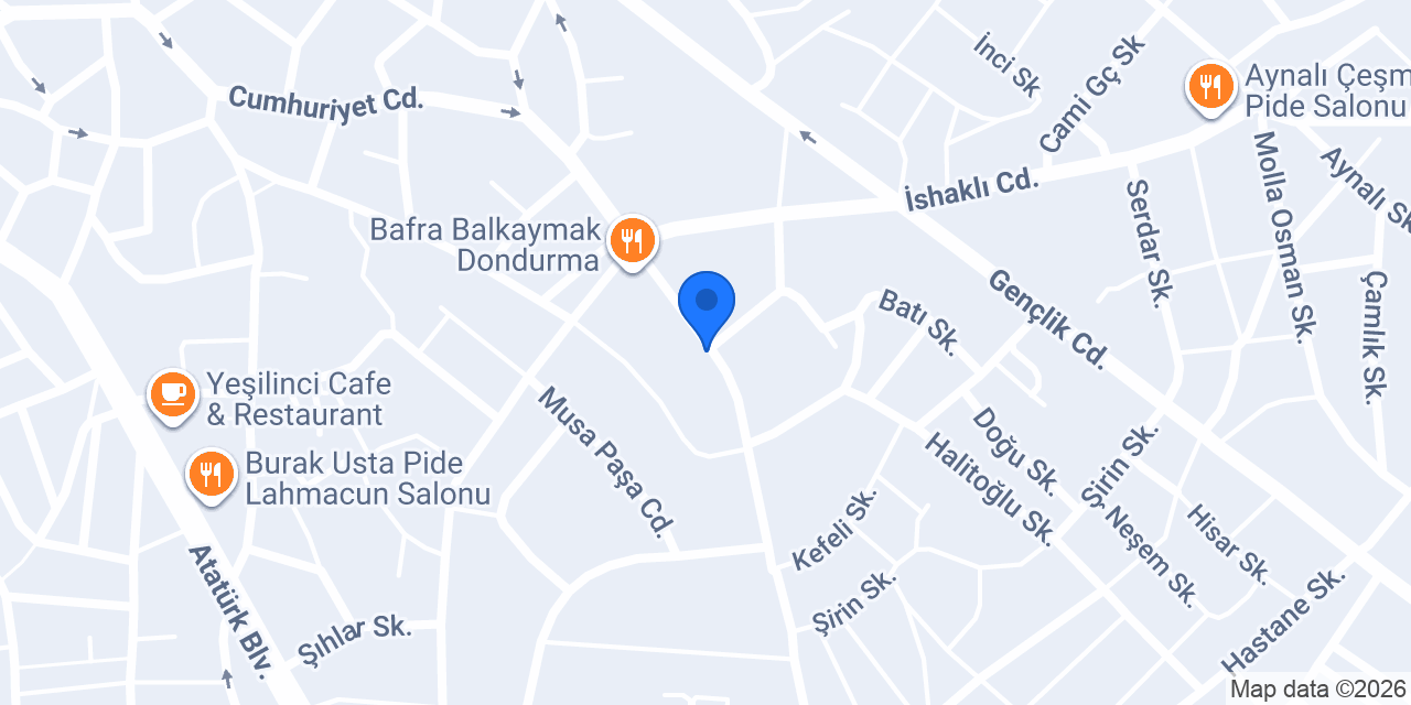 Şerif Baba Sokak Lezzetleri Bafra konumu