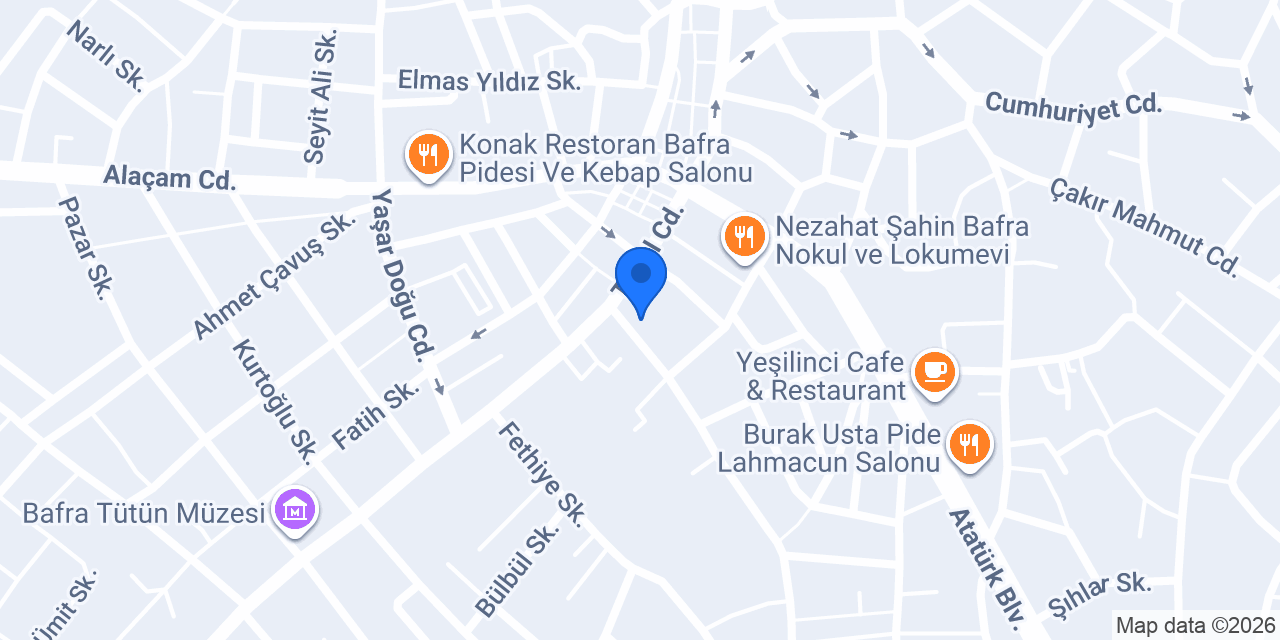 BAFRA ELEKTRİK konumu