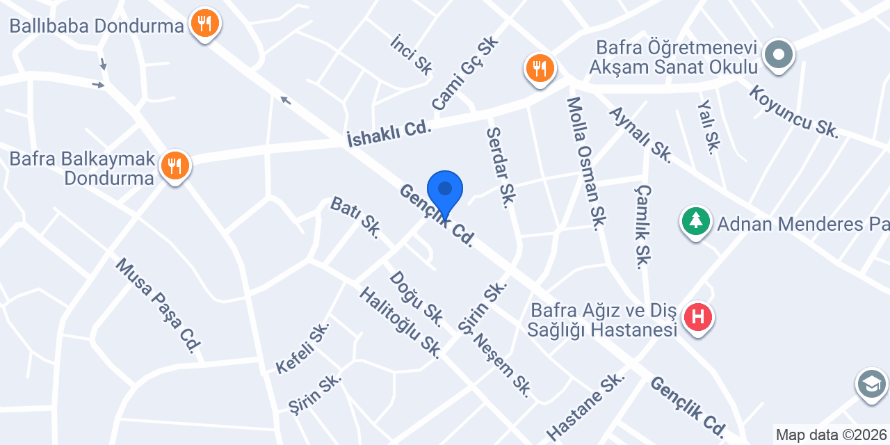 BAFRA ENGİN SOĞUTMA konumu