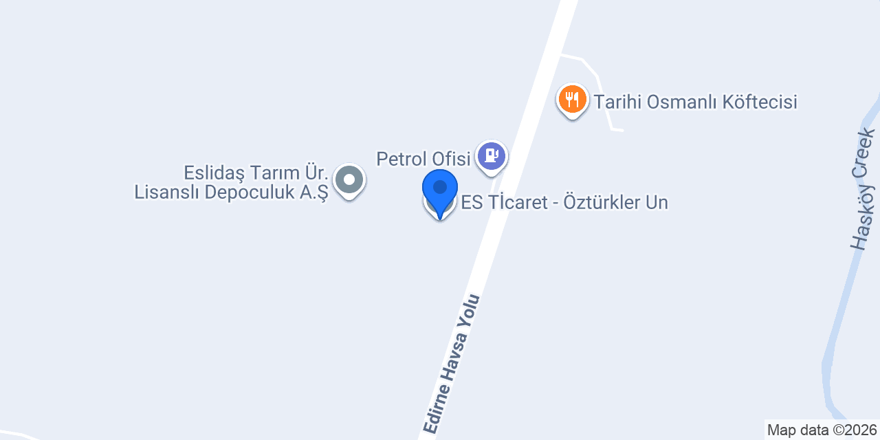 ES Tİcaret - Öztürkler Un konumu