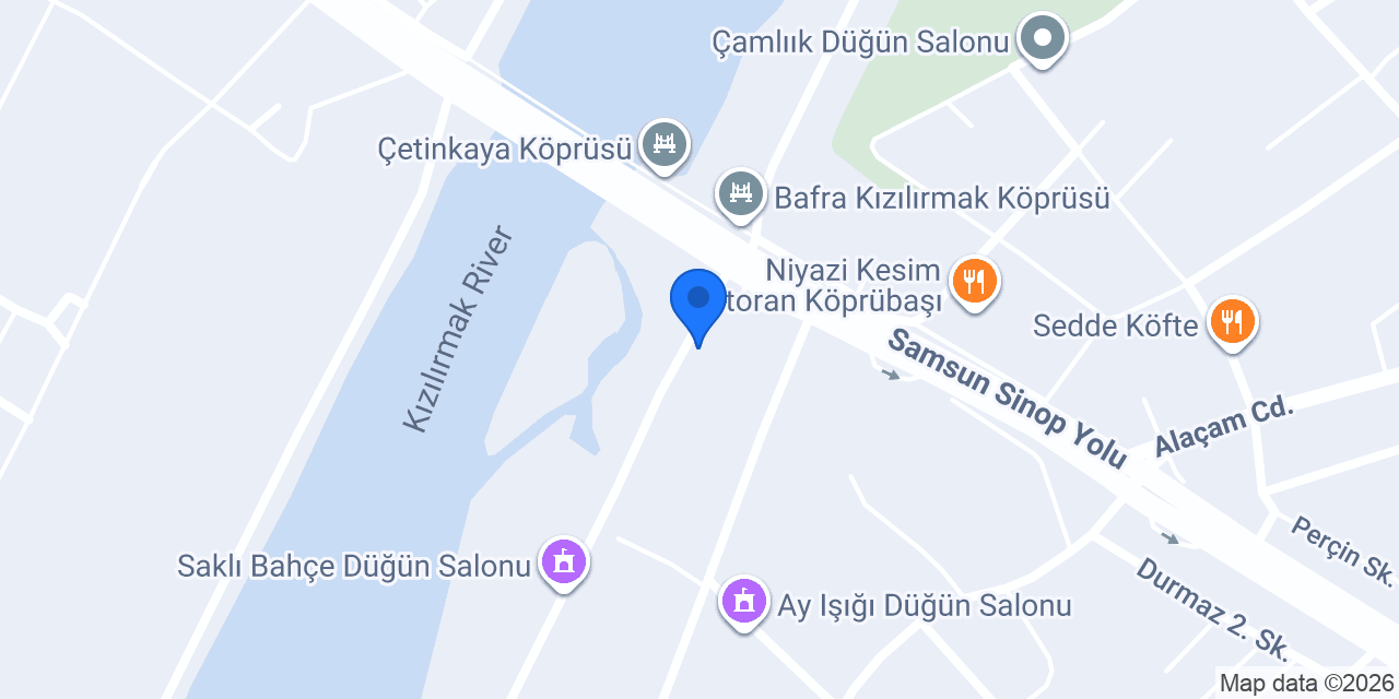 Alışkan Tiny House | Samsun Bafra Tiny House | konumu