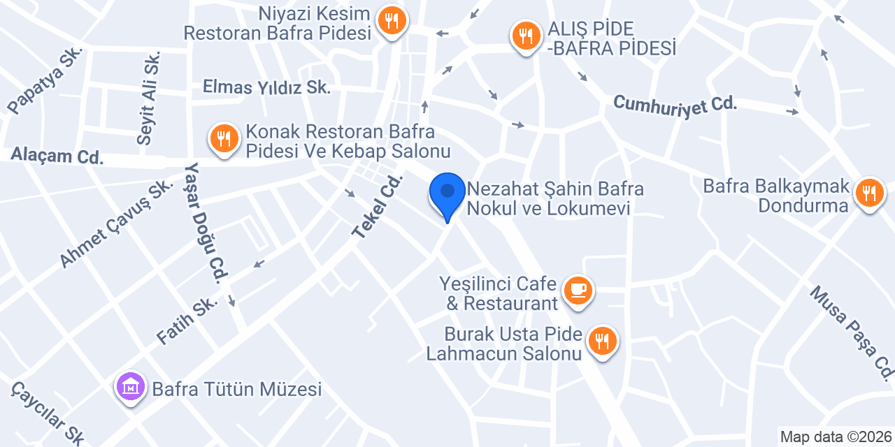 Bafra GİAD konumu