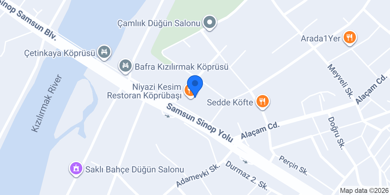 Bafra Sebze Üreticileri Birliği konumu