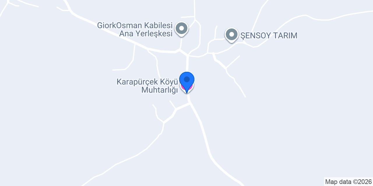 Karapürçek Köyü Muhtarlığı konumu