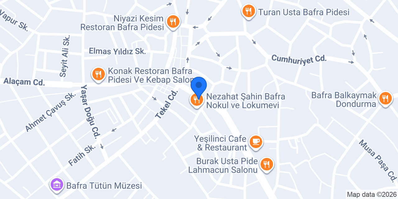Milka Pastanesi konumu