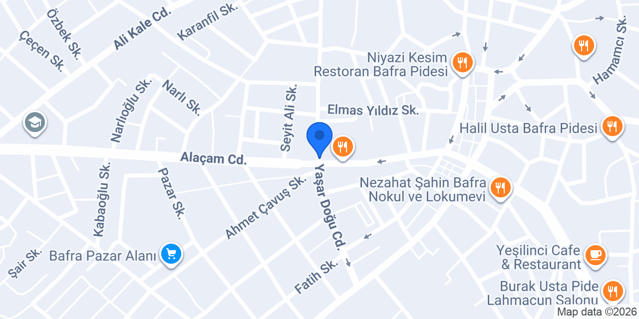 ESME AVM - BAFRA-1 konumu