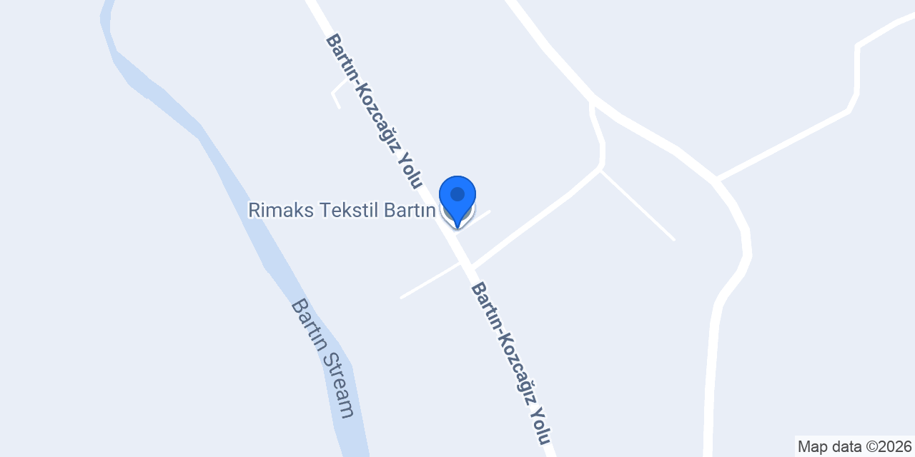 Rimaks Tekstil Bartın konumu