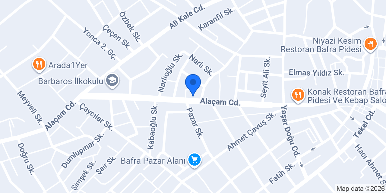 OSES ÇİĞ KÖFTE konumu