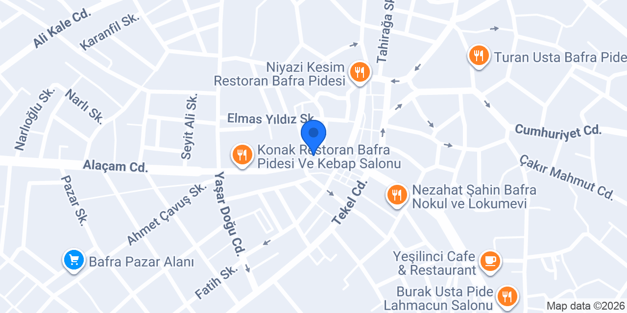Cem Büfe Tekel Bayi konumu