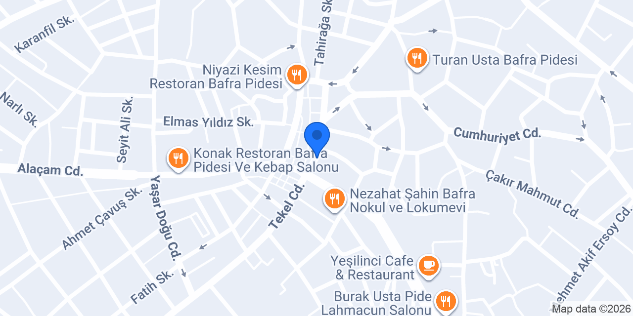 Elisa Bistro Cafe konumu