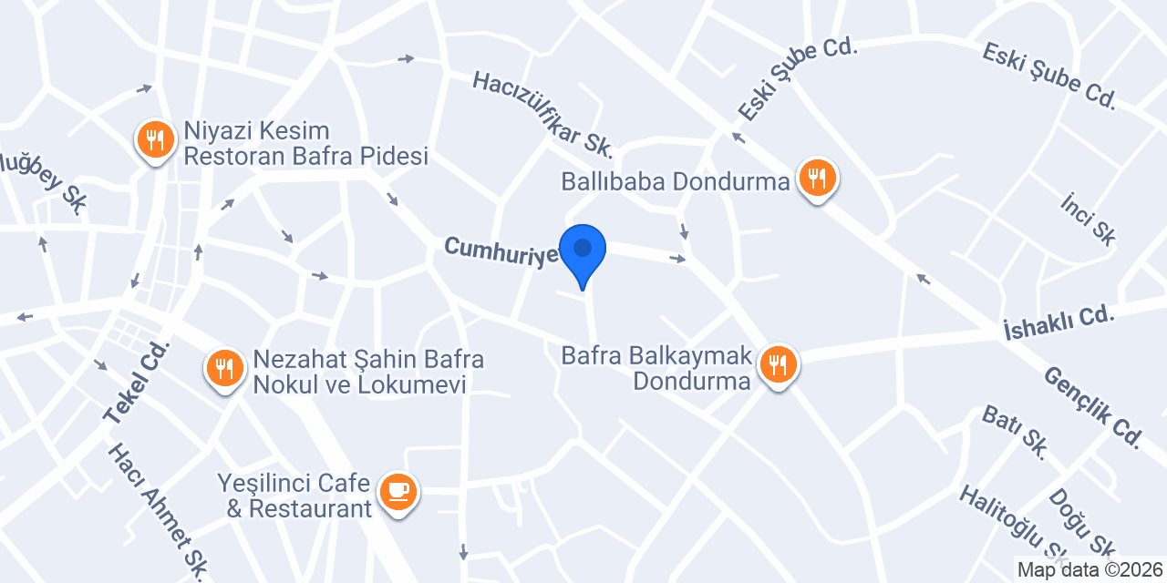 Harika Organizasyon konumu