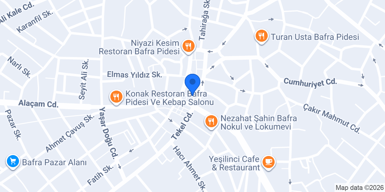 Erdenler Sigorta Bafra konumu