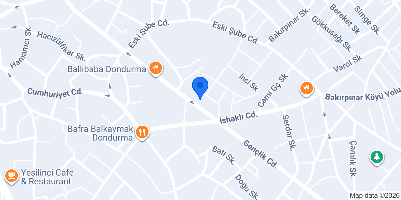 Açelya Çiçek Galeri konumu