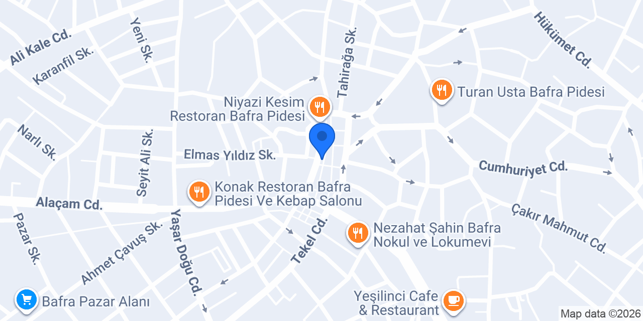 DOYDOY DÖNER BAFRA konumu
