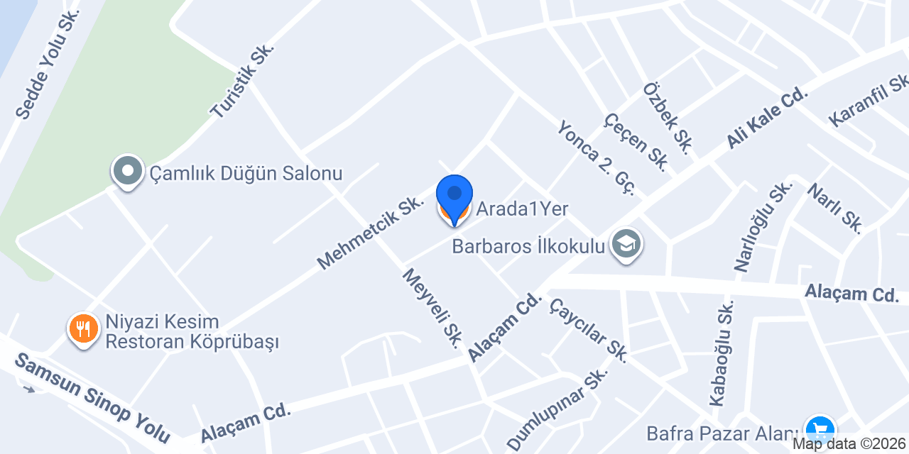 Arada1Yer konumu