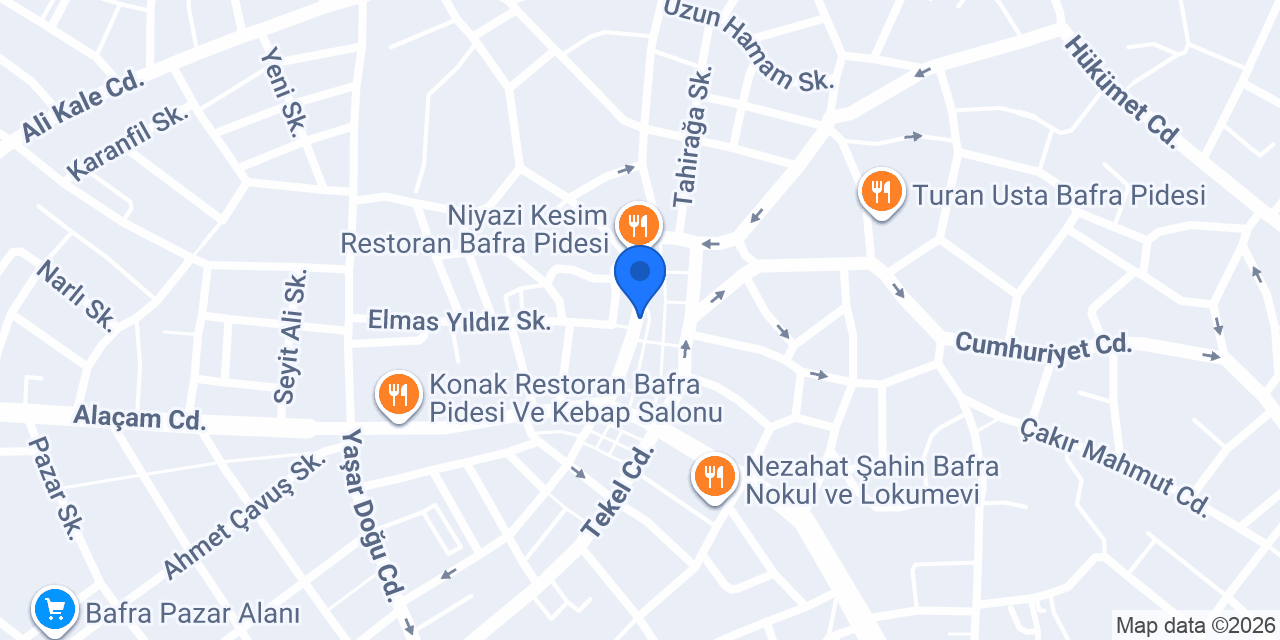 By Makas Bafra Serkan Cancı konumu