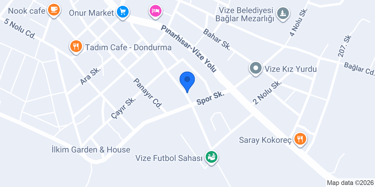 Şölen Fastfood konumu