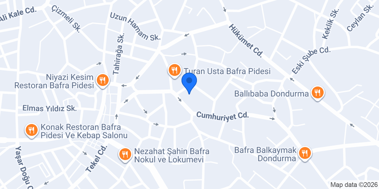 Asel Restoran konumu