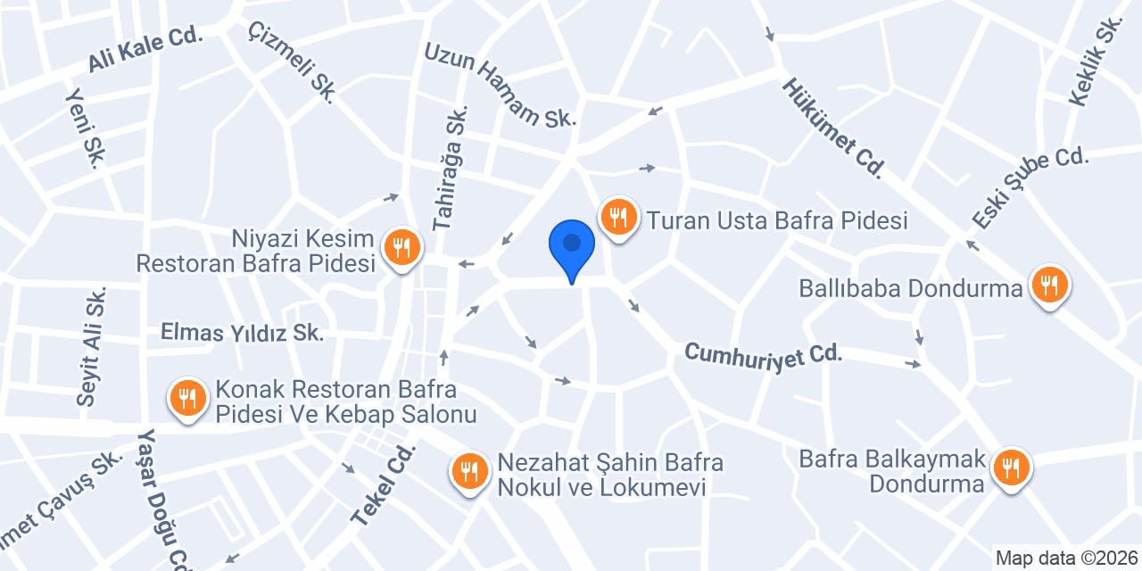 Bütüner Veteriner Kliniği konumu