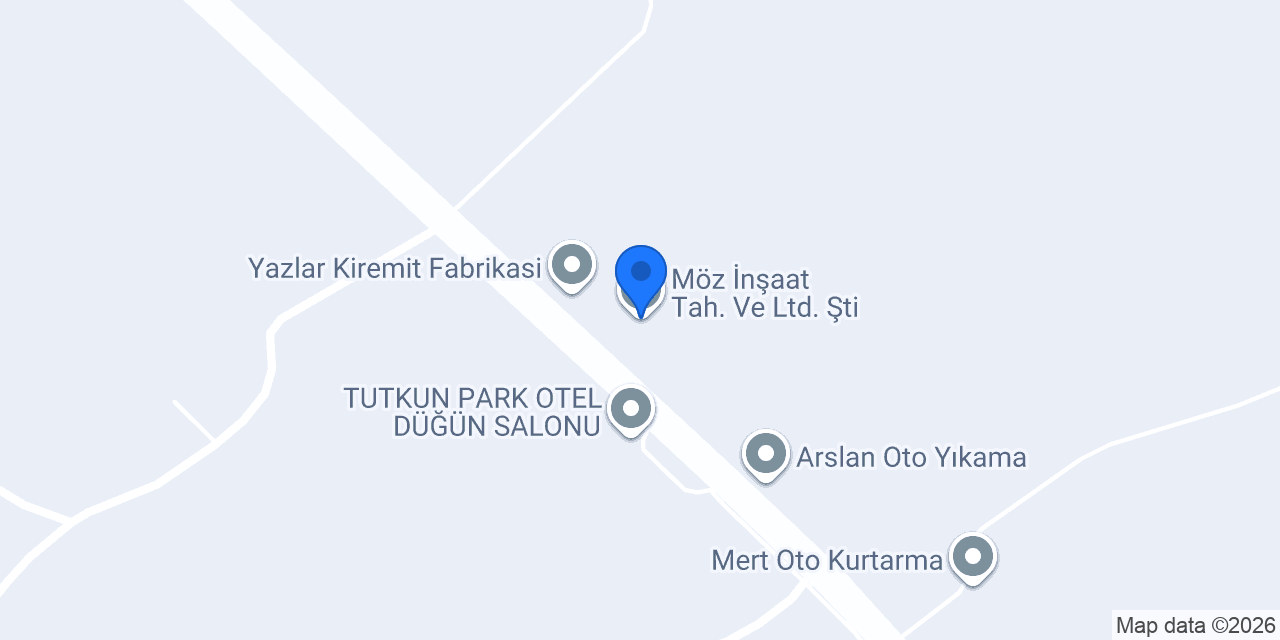 Möz İnşaat Tah. Ve Ltd. Şti. konumu