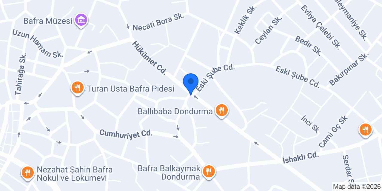 Miraç Rent A Car konumu