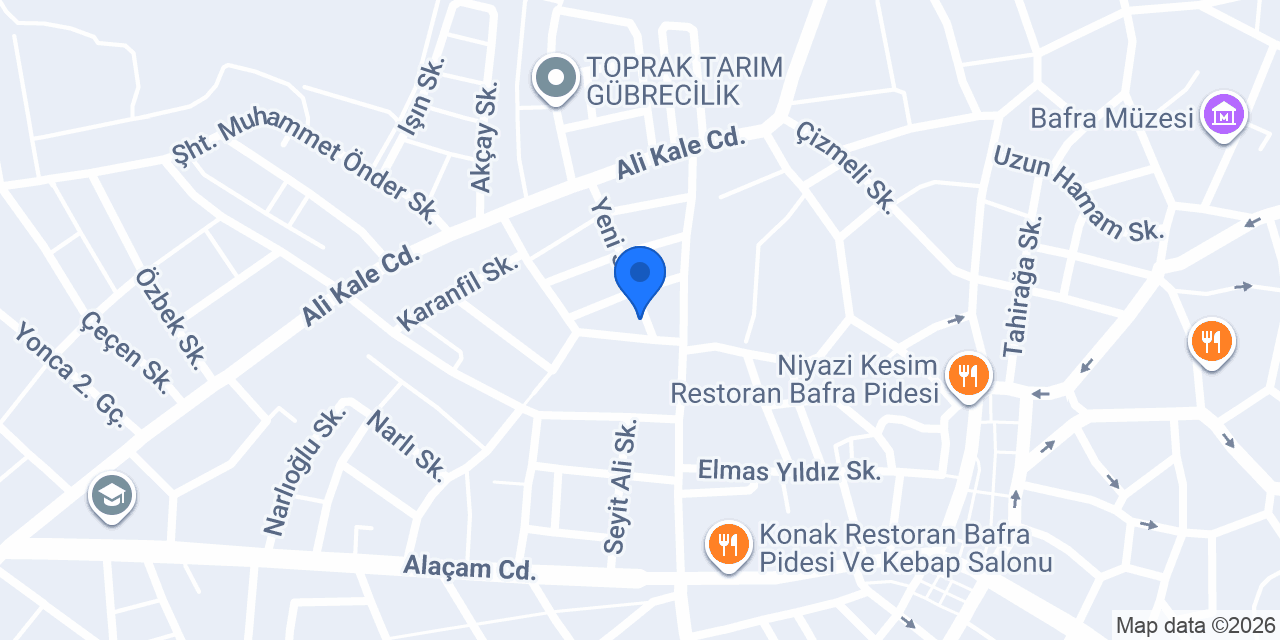 Akça Motosiklet konumu