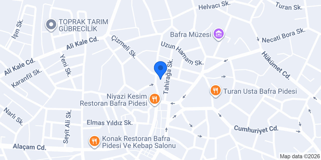 Gazi Ortaokulu konumu