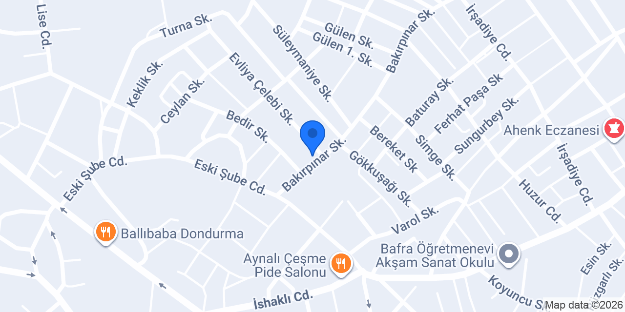 Kayra Halı Yıkama konumu
