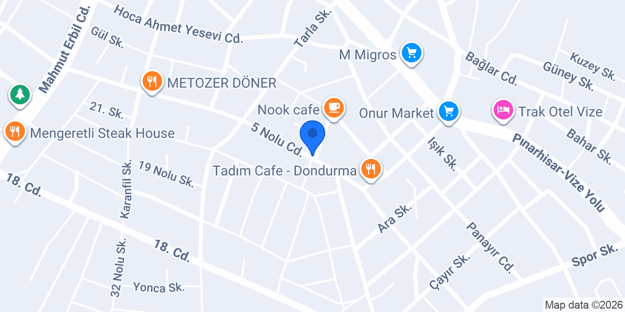 VİZE SU ARİTMA konumu