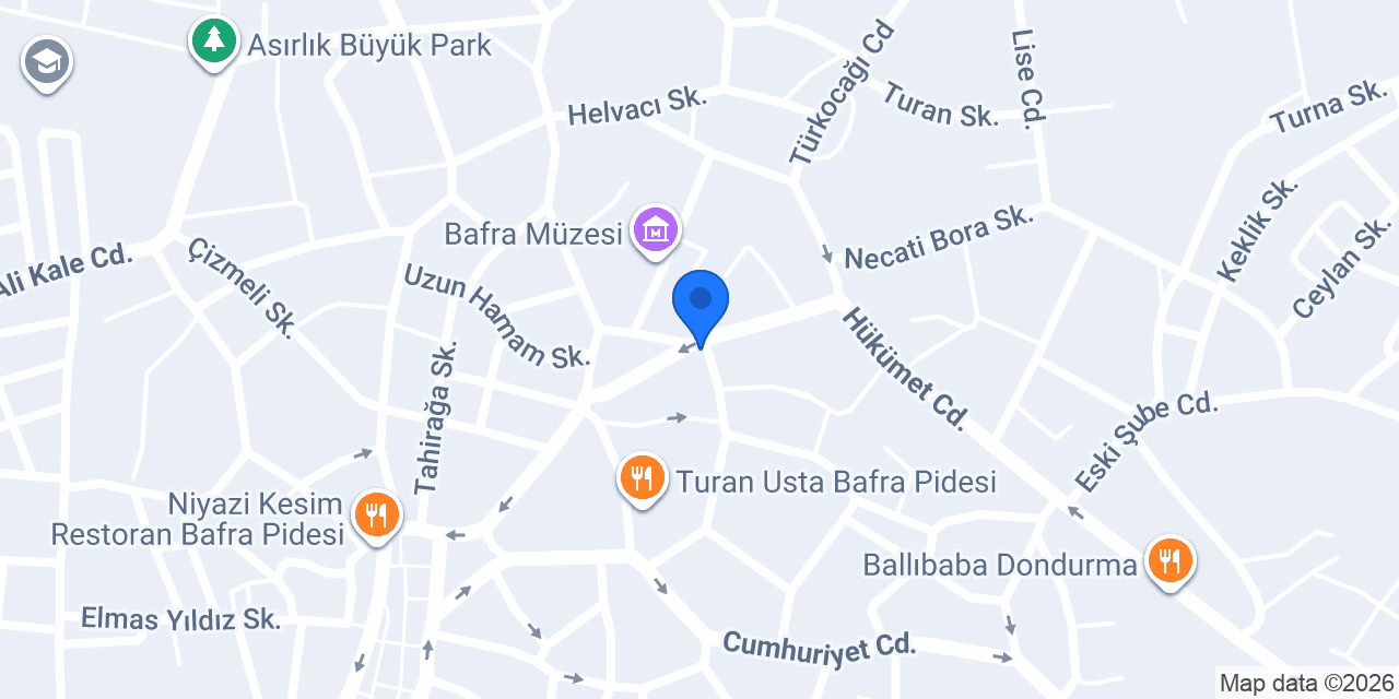 Adı Yörem Çiğköfte BAFRA konumu