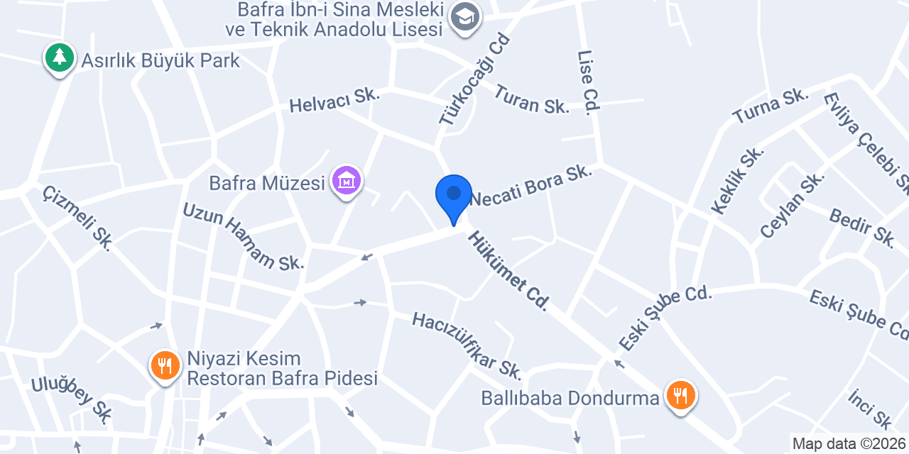Delta Pizza konumu