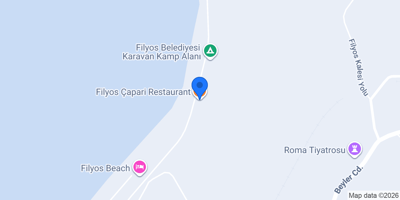 Filyos Çapari Restaurant konumu