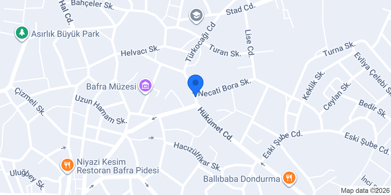 Bafra Pidesi Önder Pide Meşhur Bafra Pidesi konumu