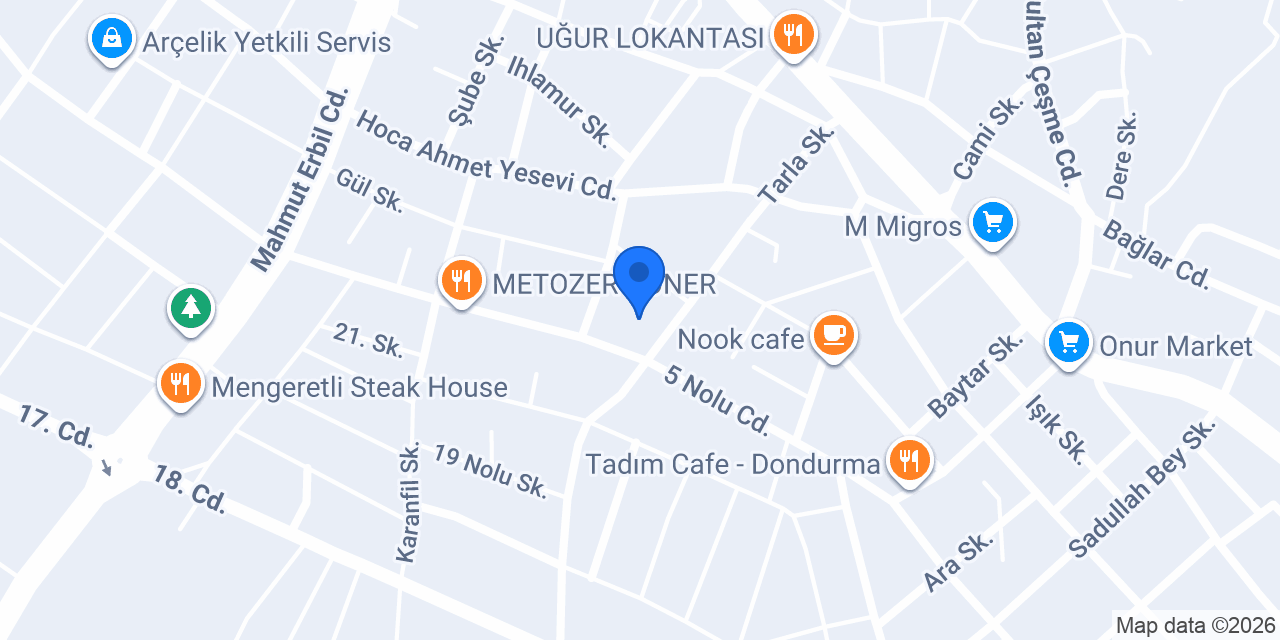 Hanımeli Mantı Evi konumu