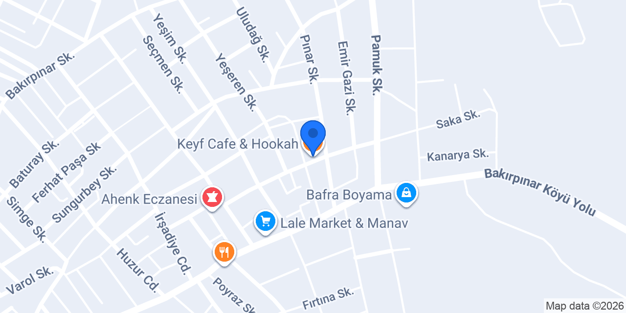 Keyf Cafe & Hookah konumu