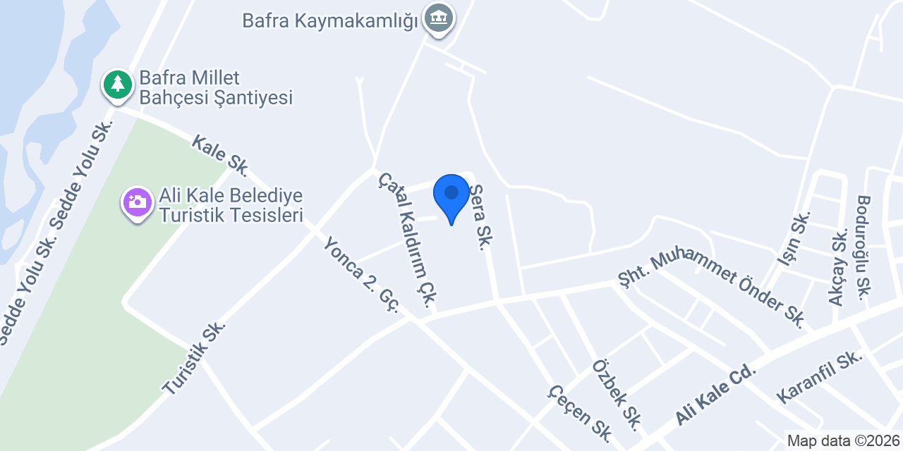 Bafra Nazmiye Demirel Ortaokulu konumu