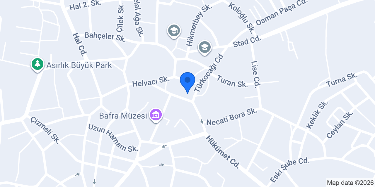 Bafra hasan optik konumu