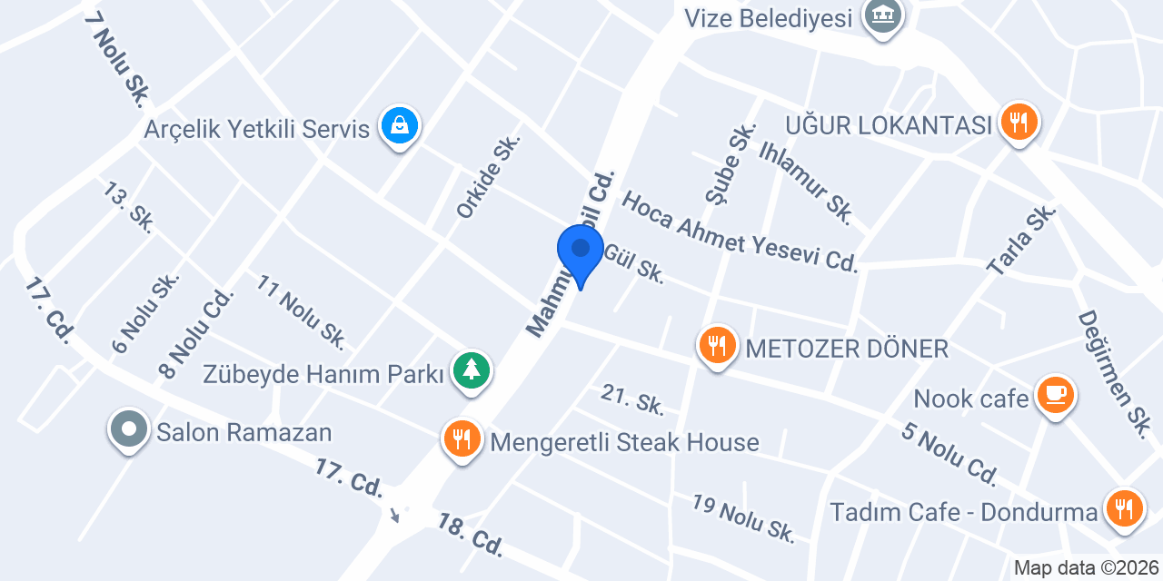 Öztürkler Veteriner Kliniği konumu