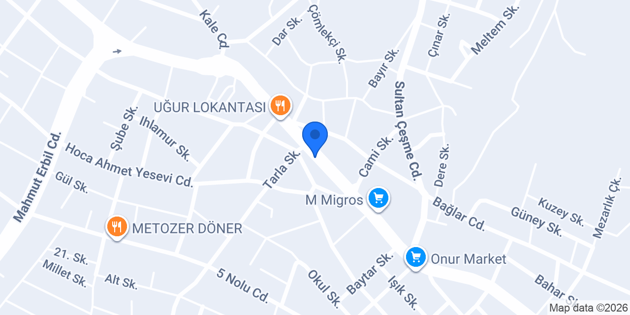 Yildiz Elektrik konumu